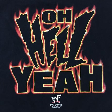 【USED】00'S WORLD WRESTLING FEDERATION T-SHIRT