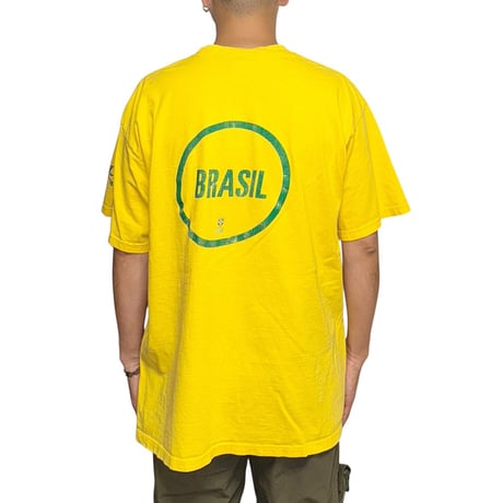 【USED】90's NIKE TEAM brasil futebol T-SHIRT