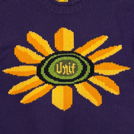 【USED】UNIF SUNFLOWER KNIT SWEATER