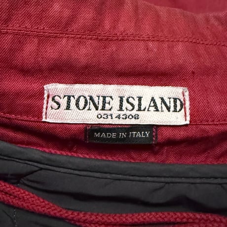 【USED】STONE ISLAND by Paul Harvey 2004AW HEMP × NYLON JACKET with LINER