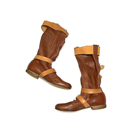 【USED】90's-00'S Vivienne Westwood PIRATES BOOTS BROWN