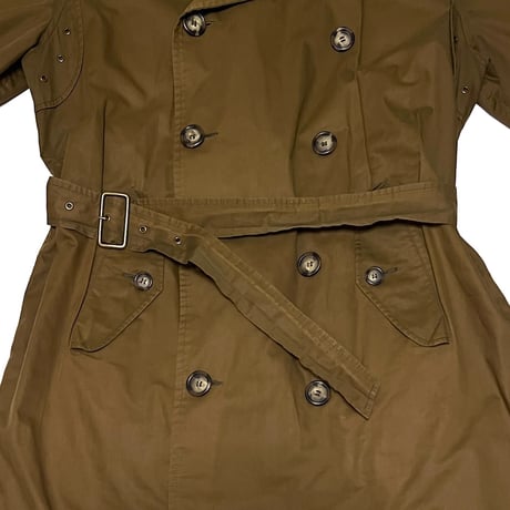 【USED】80's GIORGIO ARMANI TRENCH COAT BROWN