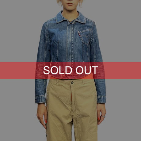 【USED】00'S EURO LEVI'S ENGINEERED JEANS SHORT DENIM JACKET