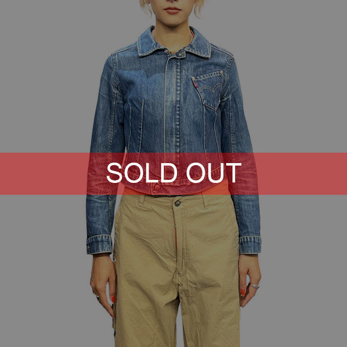 USED】00'S EURO LEVI'S ENGINEERED JEANS SHORT D