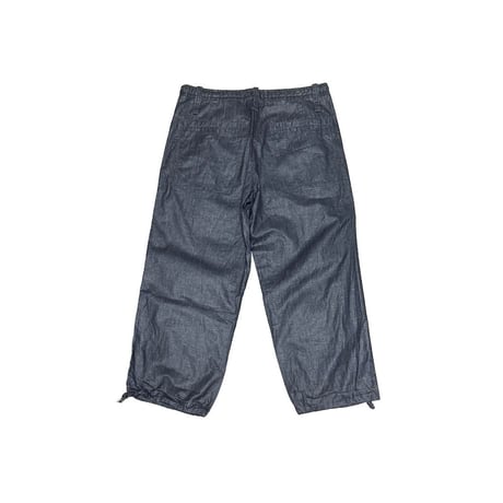 【USED】00's HUGO BOSS Cropped Tech Drawcord Pants