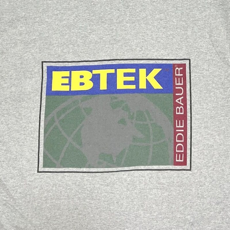 90s EBTEK Eddie Bauer Tシャツ【US古着】 POST JUNK / 90's EBTEK EDDIE BAUER T-Shirt Made In Canada [L]