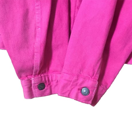【USED】LEVI'S NEON PINK DENIM JACKET
