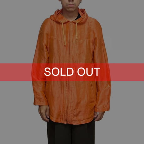 【USED】90'S EMPORIO ARMANI ZIP PARKA ORANGE
