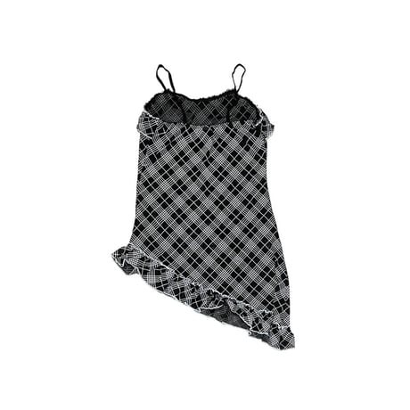 【USED】00's ARGYLE SLIP MINI DRESS