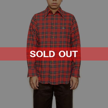 【USED】VIVIENNE WESTWOOD 1993AW "ANGLOMANIA" TARTAN CHECK SHIRT
