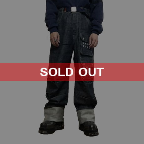 【USED】CYBERDOG LONDON BAGGY DENIM PANTS