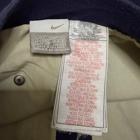 【USED】00's EURO NIKE Flared Tech Training Pants Royal Navy