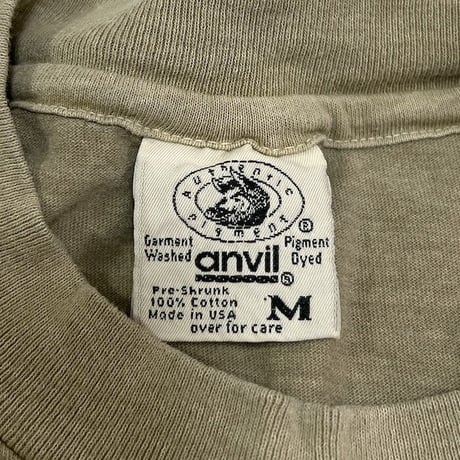 【USED】90'S UNKNOWN HIEROGLYPH(?) PIGMENT DYED T-SHIRT