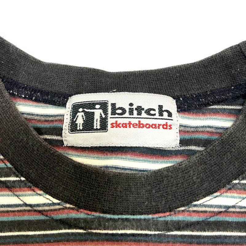 USED】90'S BITCH SKATEBOARDS BORDER T-SHIRT | K USED】90'S BITCH SKATEBOARDS BORDER T-SHIRT | K
