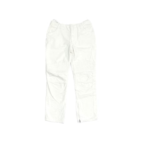 【DEAD STOCK】HELMUT LANG 1998 AW WHITE MOLESKIN BIKER PANTS
