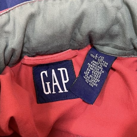 【USED】90'S OLD GAP PULLOVER COTTON JACKET