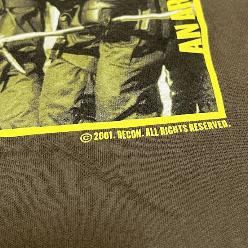 Recon Deadstock tシャツ USED】00'S RECON AN ARMY OF THREE T-SHIRT | KON