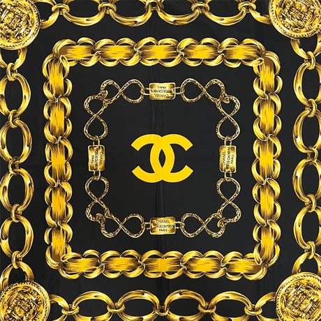 【USED】VINTAGE BOOTLEG CHANEL SCARF