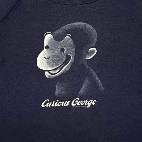 【USED】90's Curious George SWEATSHIRT