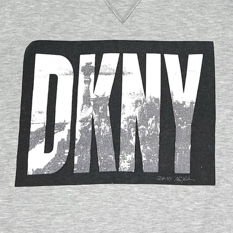 【USED】90'S DKNY JEANS STATUE OF LIBERTY LOGO SWEATSHIRT