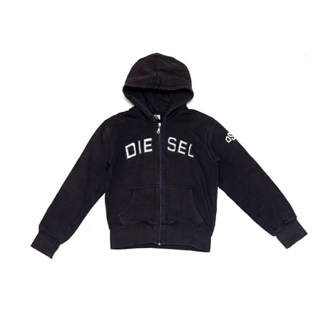 【USED】00's BOOTLEG DIESEL? ZIP SWEAT PARKA
