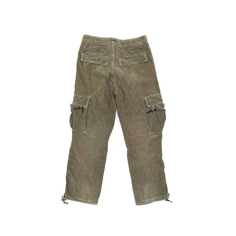 【USED】90'S-00'S STUSSY CORDUROY CARGO PANTS