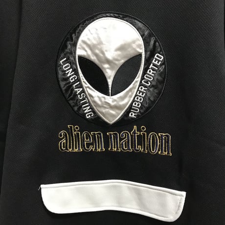 【USED】90'S ALIEN & NATION FOOTBALL T-SHIRT