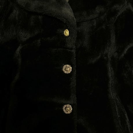 【USED】80'S FAUX FUR JACKET COAT