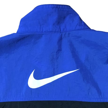 【USED】90'S NIKE NYLON JACKET BLUE×BLACK