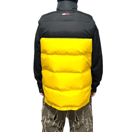 【USED】90'S TOMMY HILFIGER 2-TONE COLOR DOWN VEST