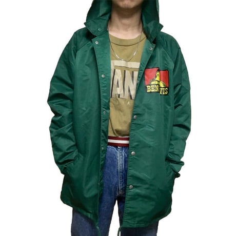 【USED】90'S BEN DAVIS HOODED COACH JACKET