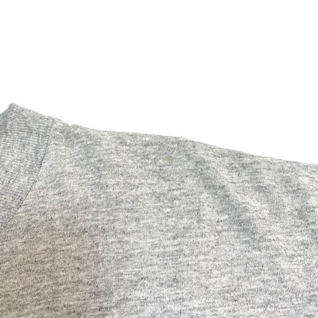 【USED】90'S STUSSY ONE POINT LOGO POCKET T-SHIRT GRAY