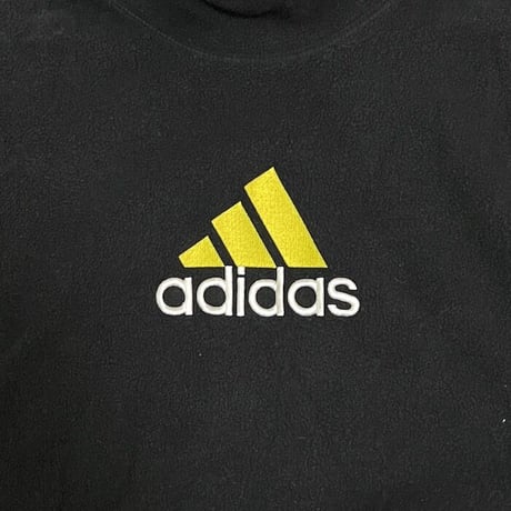 【USED】90'S-00'S ADIDAS PERFORMANCE LOGO HIGH-NECK FLEECE TOP