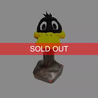 【USED】80's Warner Bros. Looney Tunes Daffy Duck Plush Cap