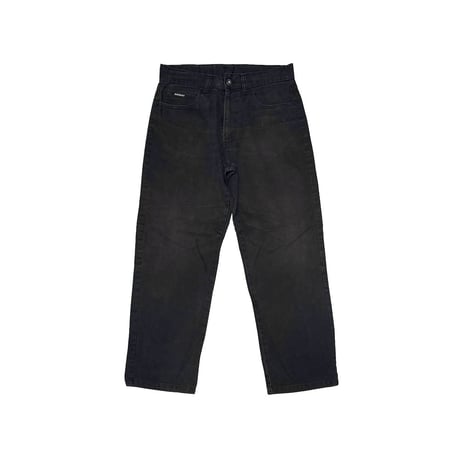 【USED】90's-00's Yves Saint Laurent Pour Homme Y Stitch Pocket Black Pants