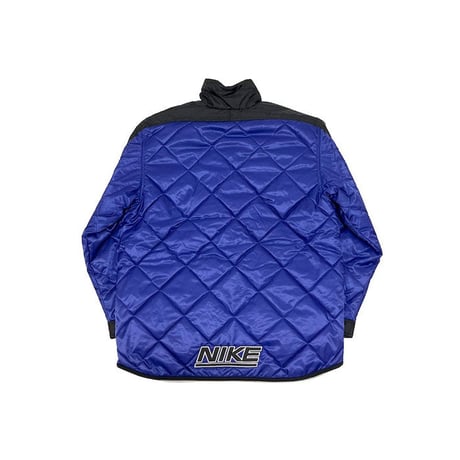 【USED】00'S NIKE QUILTING JACKET METALLIC BLUE