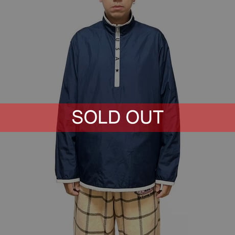 【USED】00'S NIKE  ZIP USA LOGO PULLOVER WINDBREAKER