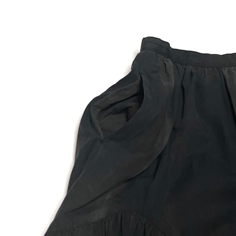 【USED】80s COMME des GARCONS SUN FADE GATHER SKIRT
