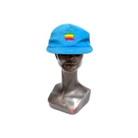 【USED】80's Apple RAINBOW LOGO EMBROIDERED CAP SKY BLUE