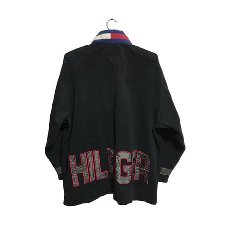 【USED】90'S TOMMY HILFOGER 2-WAY FLEECE PULLOVER