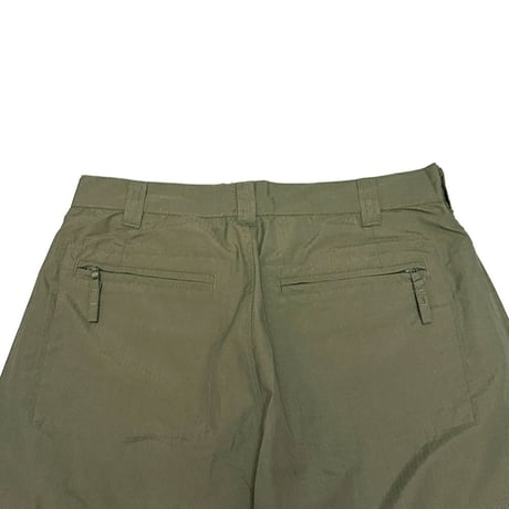 【USED】90's-00's STUSSY RIPSTOP NYLON 6-POCKET SHORTS KHAKI