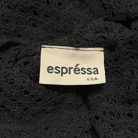 【USED】90'S espressa MESH HOODED LONG COAT