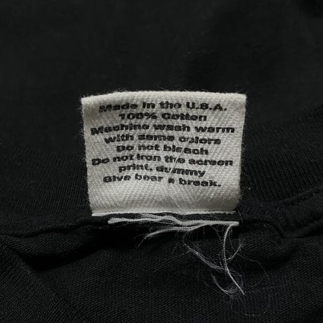 【USED】90'S-00'S BLACK FLYS T-SHIRT BLACK