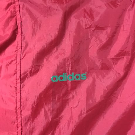 【USED】90'S ADIDAS NYLON JACKET RED