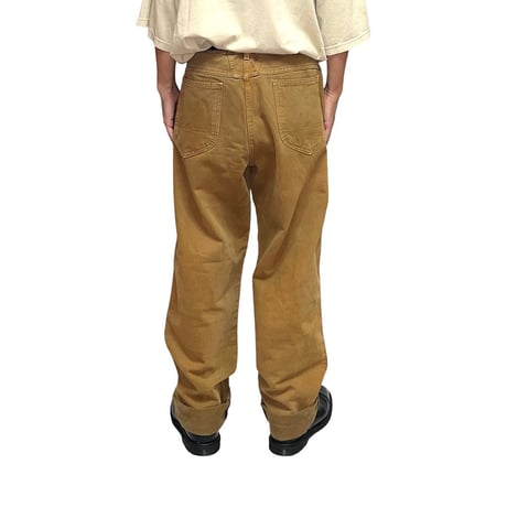 【USED】90's MARITHE + FRANCOIS GIRBAUD BARREL PANTS OCHER
