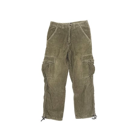 【USED】90'S-00'S STUSSY CORDUROY CARGO PANTS