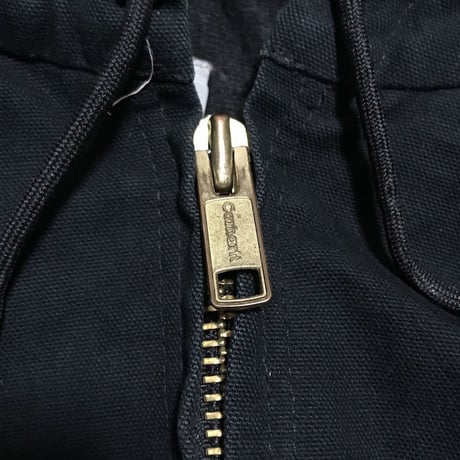 【USED】CARHARTT DUCK LAND HOODED JACKET WITH RICHARD HAMILTON DESIGN