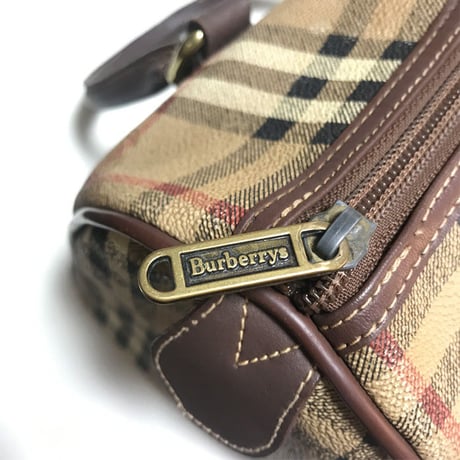 【USED】VINTAGE BURBERRYS MINI BOSTON BAG