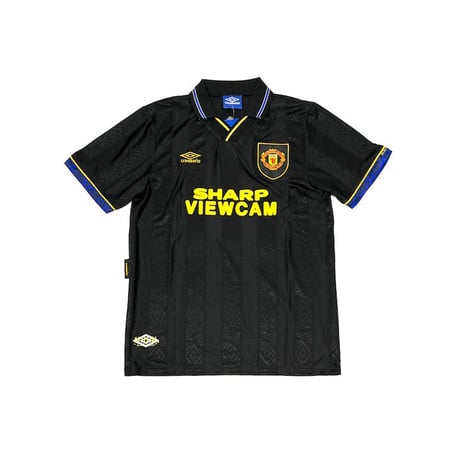 【DEAD STOCK】90'S UMBRO MANCHESTER UNITED 93/95 AWAY FOOTBALL SHIRT