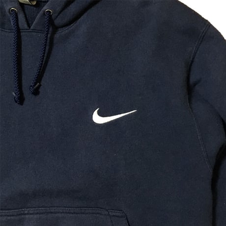 【USED】90'S NIKE SWOOSH EMBROIDERY HOODIE